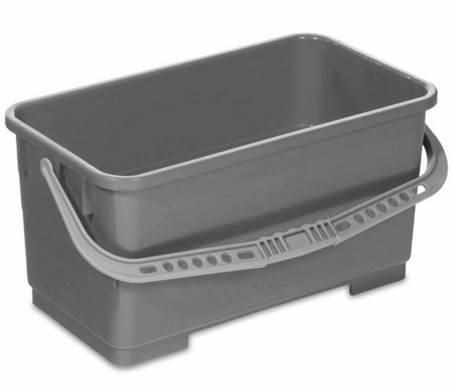 Hink blå 9,5 l fyrkantig plastgrepp